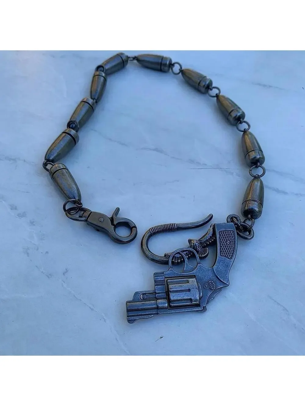 Silver Bullet Pocket Chain. Heavy weight nice quick big clips fits any size
